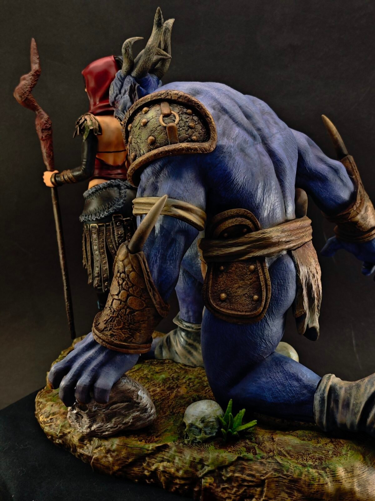 Painted fantasy character figure for collectors