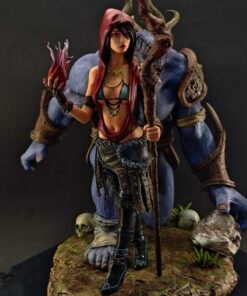 Morrigan Dragon Age resin figure in full hand-painted detail