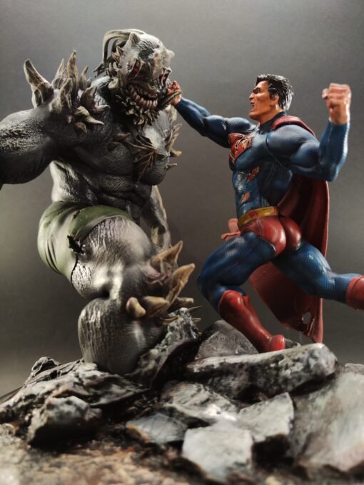 3D printed Doomsday battle scene figure