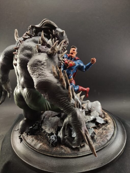 High-detail superhero resin display