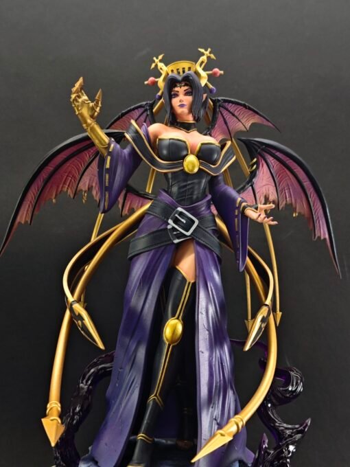 Dark resin Digimon figure in gothic pose