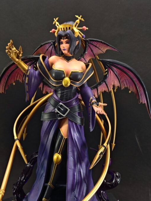Lilithmon figurine with sculpted robe and crown